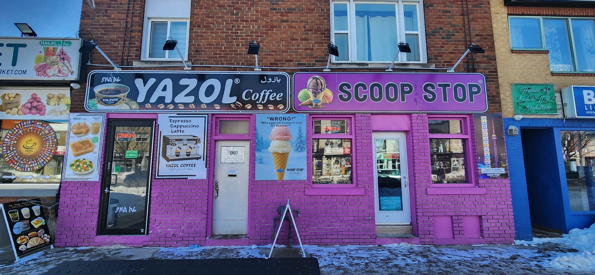 Yazol Coffee storefront
